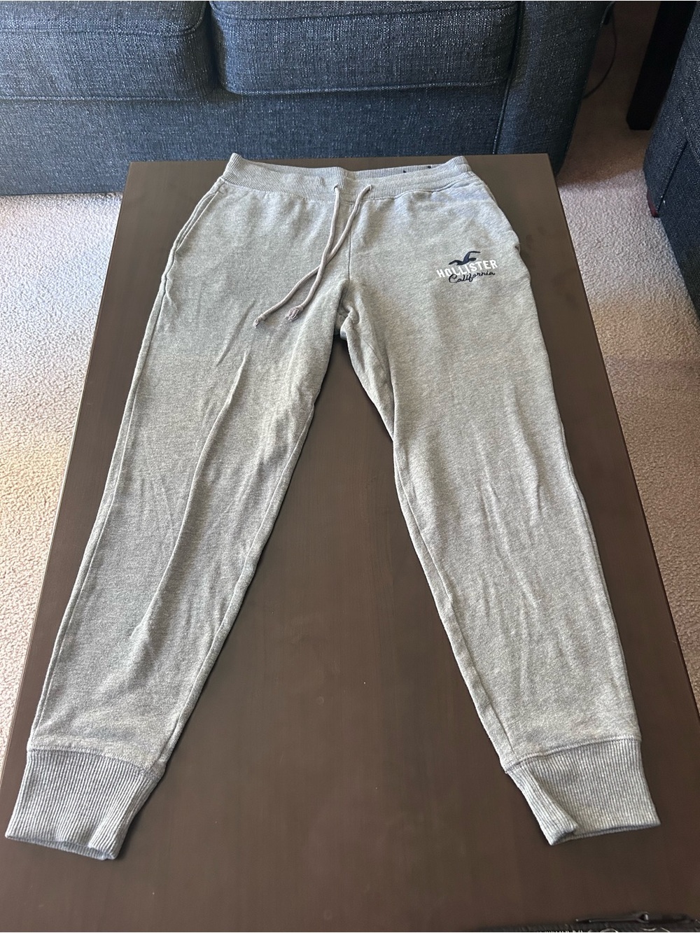 Hollister Light Gray Jogger Sweatpants